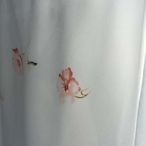 Newport News floral fit/flare flowy midi length dress Sz 8 - Picture 5 of 9